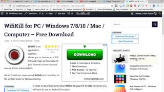 WifiKill for PC  Windows 7810 and Mac OS X  Download Free [upl. by Sanferd]