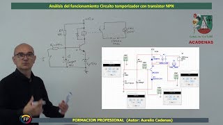 Como funciona circuito temporizador con Transistor NPN Clase 44 curso electronica [upl. by Isis]