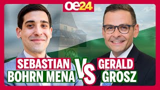 WahlBeben in Steiermark Sebastian Bohrn Mena vs Gerald Grosz [upl. by Llerrat]