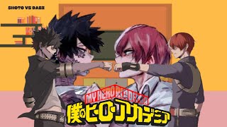 MhaSome of Class 1A react to Dabi Vs Shoto  Gacha Club  GCRV [upl. by Eelir428]