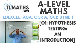 ALevel Maths O101 Hypothesis Testing An Introduction [upl. by Einnoc]