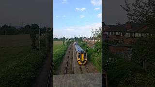 Class 158 Entering Helsby 180524 [upl. by Atekehs]