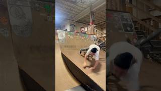 Indoor BMX🚲 bmx fail trending fitness bike shorts health skate stunt bikelife funny [upl. by Ashli878]