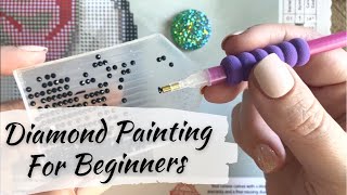 Diamond Painting for Beginners  A Step by Step Tutorial [upl. by Adnohsek]