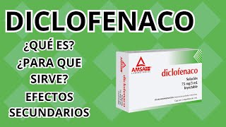 💊😱 Diclofenaco  ¿Qué es ¿Para qué sirve Efectos secundarios y más✅ [upl. by Notreve]