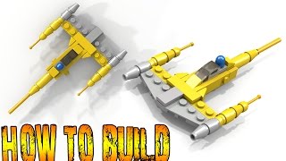 Lego STAR WARS Naboo Starfighter INSTRUCTIONS [upl. by Idyh906]