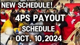 ✅NEW 4PS PAYROLL SCHEDULE BUKAS NA OCT 10 2024 [upl. by Ibby851]