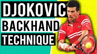 Novak Djokovic Backhand Technique Deep Analysis [upl. by Olsewski]