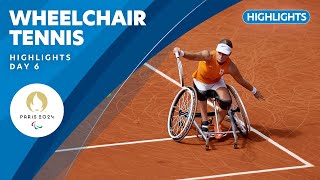 🎾 Wheelchair Tennis Highlights  Day 6  Paris 2024 Paralympic Games [upl. by Aicirtac]