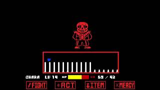 Underfell Mod Sans Fight  Song by Momo on SoundCloud link in desc [upl. by Enomes]