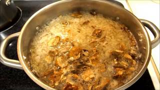 Kapustnica Slovak Christmas Sauerkraut Mushroom soup traditional [upl. by Ahsimek]