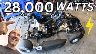 How to build an INSANE electric Go kart [upl. by Ahseyd]