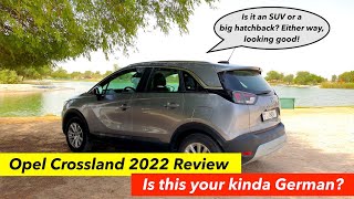 Opel Crossland 2022 Review UAE  Drivemeonline [upl. by Lyrac]