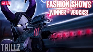 🔴REAL FORTNITE FASHION SHOW amp HIDE AND SEEK LIVE 1 WIN  2500 VBUCK fashionshow [upl. by Limaa]