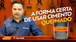 Como usar o efeito cimento queimado suvinil [upl. by Assiroc]