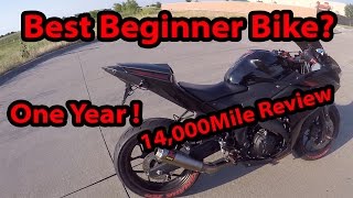 2015 Yamaha R3 Review  One Year of Ownership [upl. by Ailam]