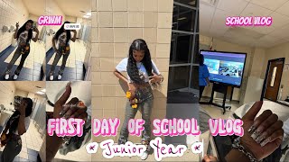 FIRST DAY OF SCHOOL VLOG  Junior Year  School vlog GRWM  Season 3 Episode 4 ☆ [upl. by Artemla]