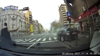 BMW Fleeing From Police Loses Control and Crashes  ViralHog [upl. by Aicemed]