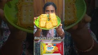 Biscuits sandwich viral trending shorts food [upl. by Mackenie]