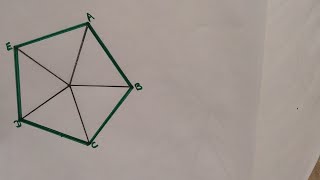 Draw a regular pentagon using a protractor [upl. by Neda731]