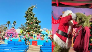 Grinchmas is Back at Universal Studios Hollywood amp The Grinch Made Me Eat an Onion [upl. by Sessler]