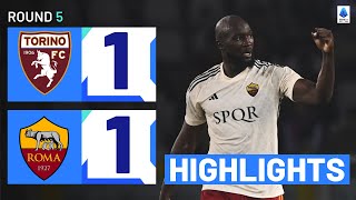 TorinoRoma 11  Zapata and Lukaku score Turin Goals amp Highlights  Serie A 202324 [upl. by Jandy]