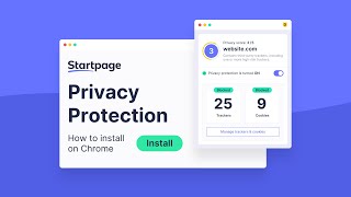 How to Install Startpage Privacy Protection Extension on Chrome [upl. by Kuhn296]