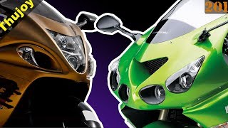 Hayabusa vs ZZR1400 [upl. by Donall]