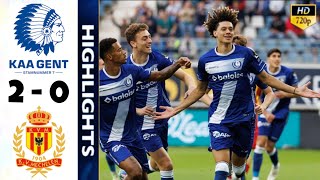 KAA Gent vs KV Mechelen 20 Highlights  La Gantoise  Malines  Gand  Jupiler Pro League 2024 D1A [upl. by Baal]