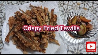 Yummy Crispy Fried Tawilis  lutong bahay simplyjhenzuh2fk [upl. by Trbor98]