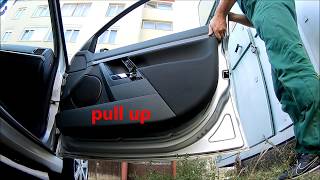 Opel Vectra C door panel removal [upl. by Tteraj]