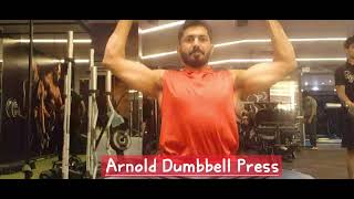 Arnold dumbbell Press [upl. by Vitus]