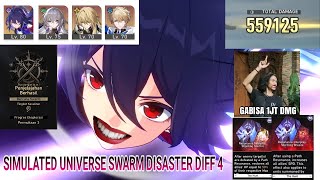 E0 Seele Path Hunt vs Boss Nyamuk Swarm Disaster Difficulty 4 Boss Fight  Honkai Star Rail [upl. by Diet]