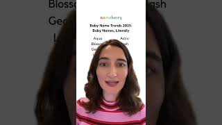 Baby Names Literally Baby Name Trends 2025 babynames [upl. by Natam]