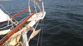 Dreadnought 32 Idle Queeen Sailing on Narragansett Bay [upl. by Idissak536]