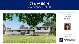 756 W 50 N Valparaiso Indiana Homes for Sale  wwwcoldwellhomescom [upl. by Eahcim]