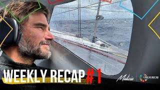 Weekly Recap 1  Team Malizia  Vendée Globe [upl. by Fotina]