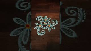 3 beautiful flower kolam kolam flowerkolam easykolam shorts youtubeshorts trending viralvideo [upl. by Tibbitts]