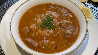 🤩Tasqebap me mish viçiReceta e gjyshes me të cilën jemi rritur të gjithë🥣Eng Sub [upl. by Kristien]