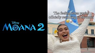 Aulii Cravalho is returning to voice Moana in Moana 2 and LiveAction Remake filming dates [upl. by Jackelyn]