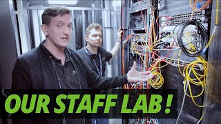 A DAY in the LIFE of a DATA CENTRE  WHAT is in our STAFF LAB [upl. by Ortensia]