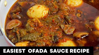 How to Make OFADA SAUCE  Designer Stew  Ofada Sauce Recipe [upl. by Nedla476]