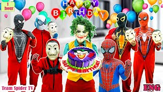 What If Many Spider man in 1 HOUSE KID SPIDER MAN Become BAD GUY amp Surprise Birthday Party MORE [upl. by Pelag]