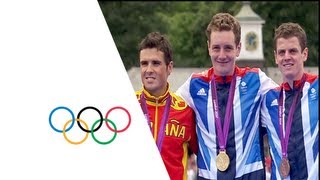 Alistair Brownlee Wins Mens Triathlon Gold  London 2012 Olympics [upl. by Nnylarak]