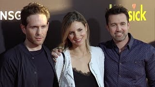 Glenn Howerton Jill Latiano Rob McElhenney quotThe Big Sickquot Premiere [upl. by Aitetel]