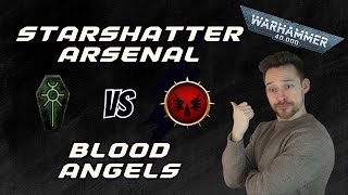 Blood Angels vs Necrons The Battle for the Tomb World [upl. by Monjan]