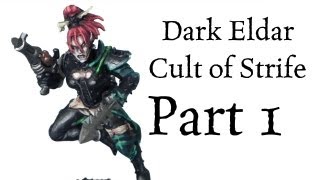 How to paint Dark Eldar Wyches from the Cult of Strife pt1 [upl. by Latif]