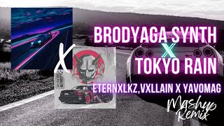 Brodyaga Synth X Tokyo Rain  EternxlkzVxllain X Yavomag Mashup Remix [upl. by Ordnazil]