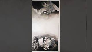 Rajanikanth 🔥 Amitabh Bachchan drawing drawing art viralvideo vettaiyan rajanikanth shorts [upl. by Peedsaj]