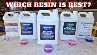 HOWTO CHOOSE THE BEST RESIN FOR YOUR NEXT PROJECTDIY FIBERGLASS [upl. by Asirb]